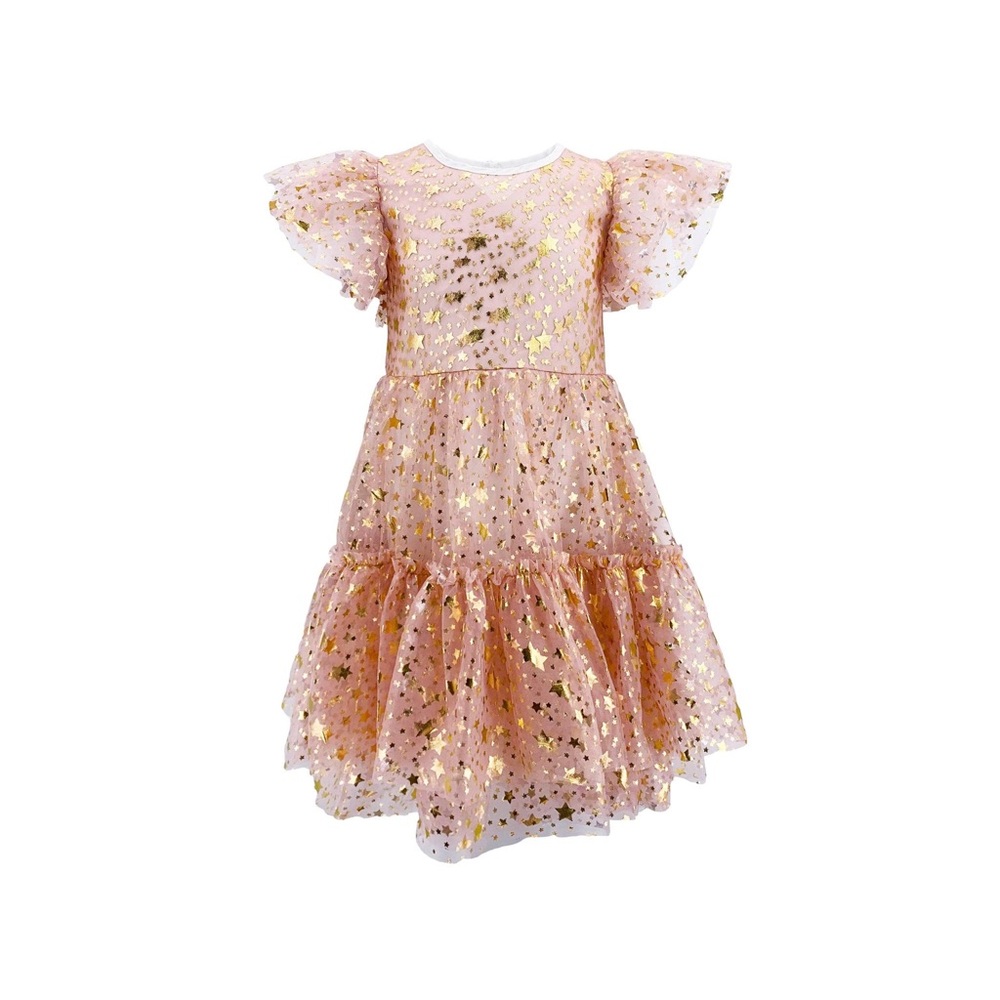 Lola and the Boys Size 10 Goldie Star Dress